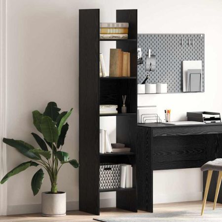 Шкаф за книги Черния дъб 40 x 35 x 180 см Инженерно дърво