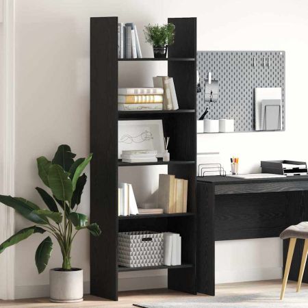 Шкаф за книги Черния дъб 60 x 35 x 180 см Инженерно дърво