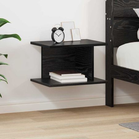 Нощно шкафче Черния дъб 40 x 30 x 25 см Инженерно дърво