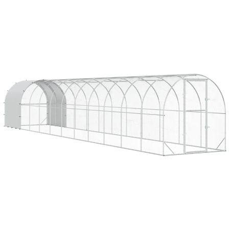 Кокошарник Сребристо 1200 x 200 x 200 см Поцинкована стомана