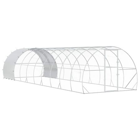 Кокошарник Сребристо 1000 x 300 x 200 см Поцинкована стомана