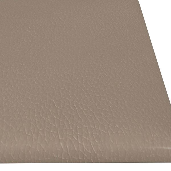 Стенно табло за легло 12 бр. 60 x 15 cm Капучино текстил