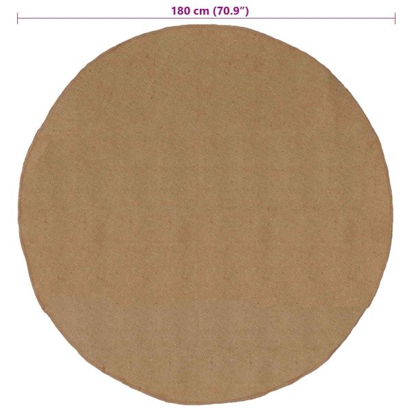 Килим Естествен Ø 180 см юта