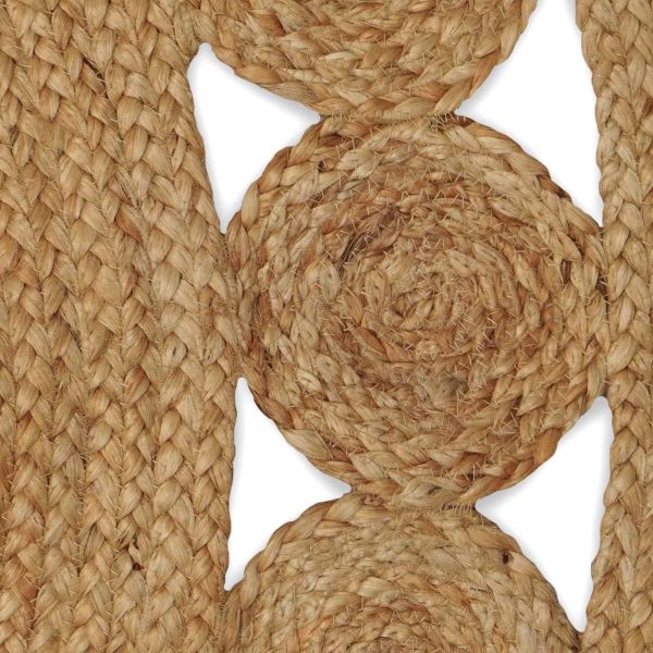 Килим Естествен Ø 240 см юта