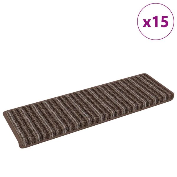 Самозалепващи стъпаловидни постелки 15 бр. 65 x 21 x 4 cm