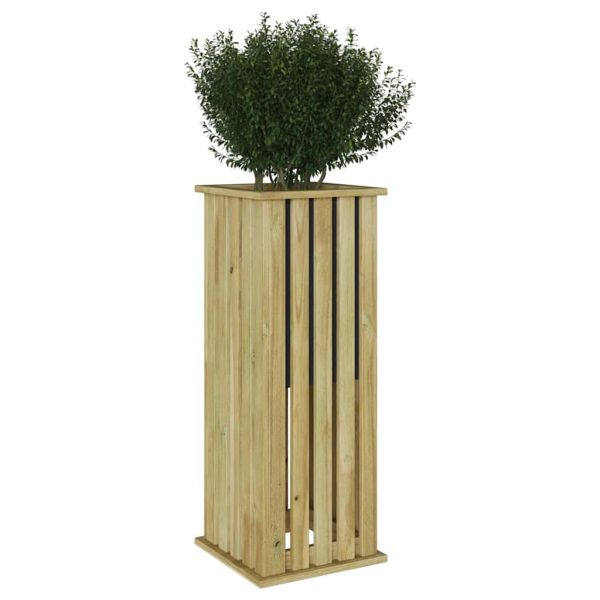 Градинарски кутии Кафяво 33 x 33 x 85 см