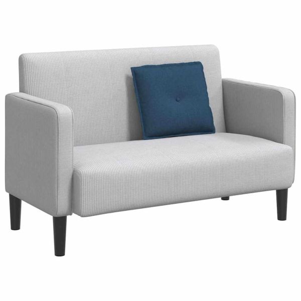 Възглавница за гръб Синьо 50 x 19 x 45 см текстил