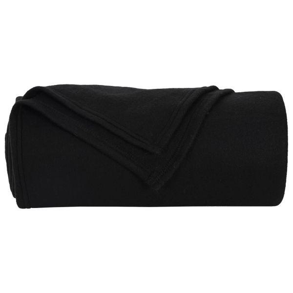 Одеала за хвърляне 6 pcs Черно 240 x 220 cm Мека вълна