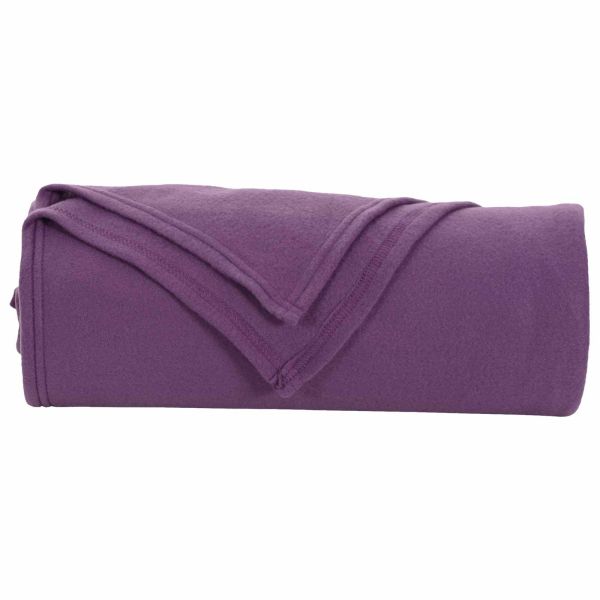 Одеала за хвърляне 6 pcs Лилаво 200 x 150 cm Мека вълна