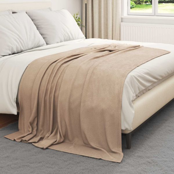 Одеала за хвърляне 24 pcs Камилски 200 x 150 cm Мека вълна