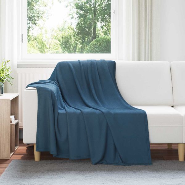 Одеала за хвърляне 24 pcs Морски син 200 x 150 cm Мека вълна