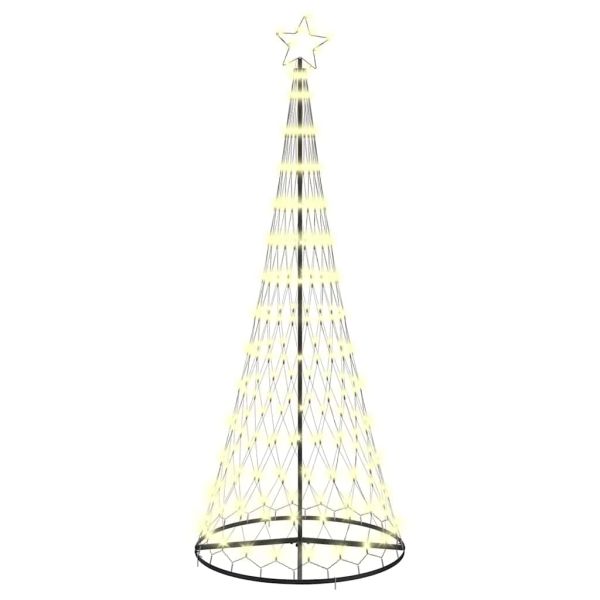 LED Коледна Елха Топло бяло 250 cm Метал