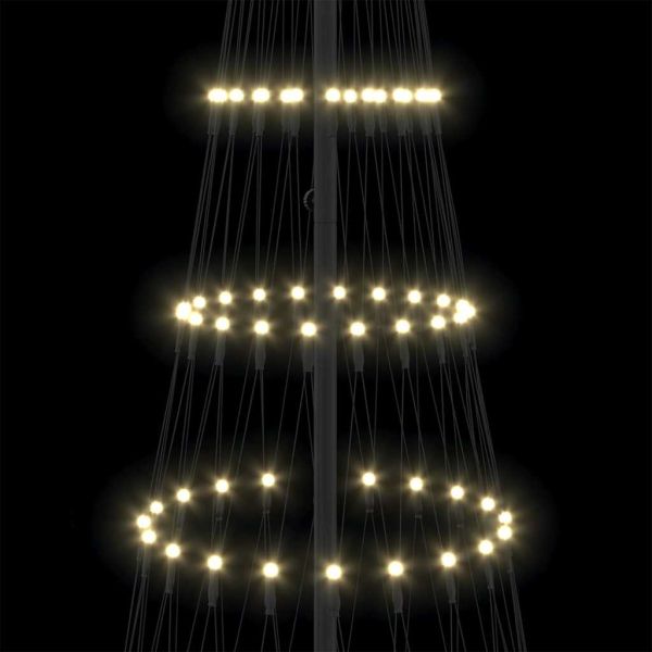 LED Коледна Елха Топло бяло 250 cm Метал
