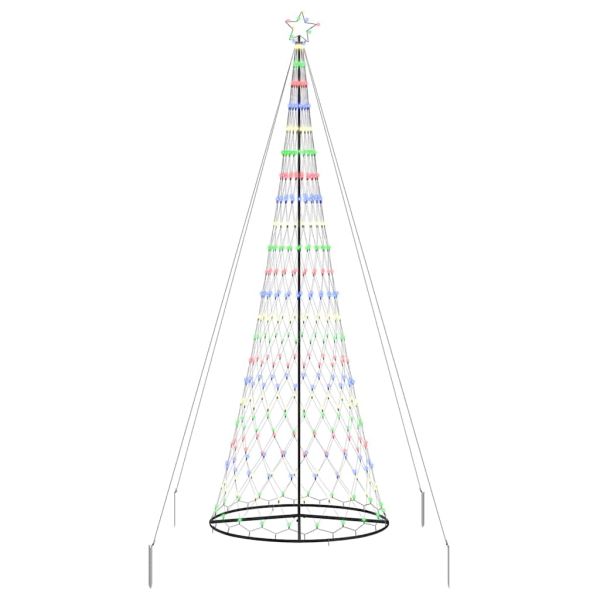 LED Коледна Елха Многоцветен 399 см Метал