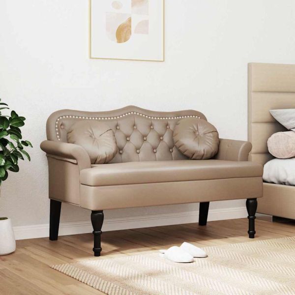 Пейка Честърфилд Капучино 120.5 x 65 x 75 см Изкуствена