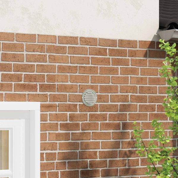 Предпазители за въздушна вентилация 4 pcs Сребрист 80 mm