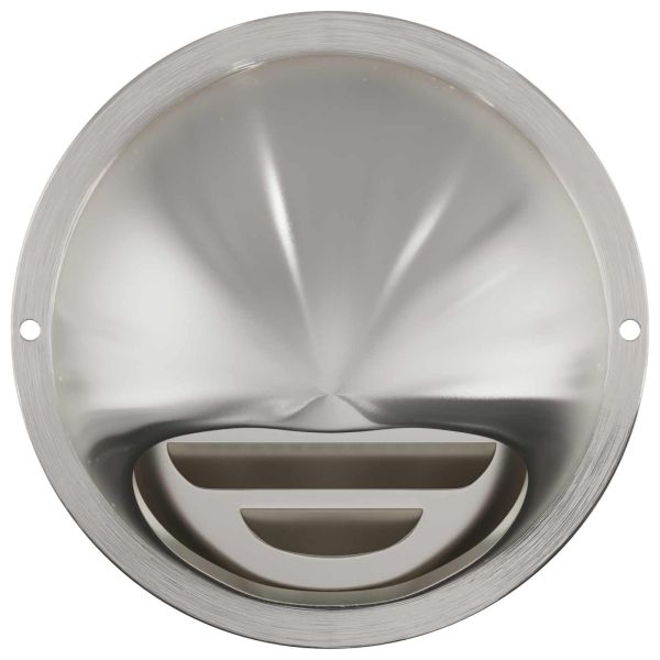 Предпазители за въздушна вентилация 2 pcs Сребрист 80 mm