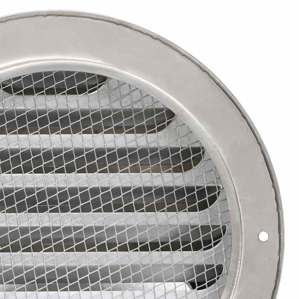 Предпазители за въздушна вентилация 8 pcs Сребрист 150 mm