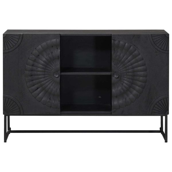 Служебен шкаф Черен 105 x 30 x 68 см