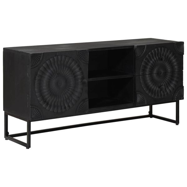 ТВ шкаф Черен 105 x 30 x 54 см