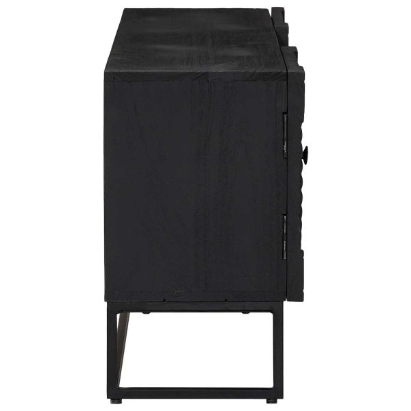 ТВ шкаф Черен 105 x 30 x 54 см