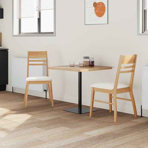 Обедени столове 2 pcs Естествен 43 x 54 x 89 см