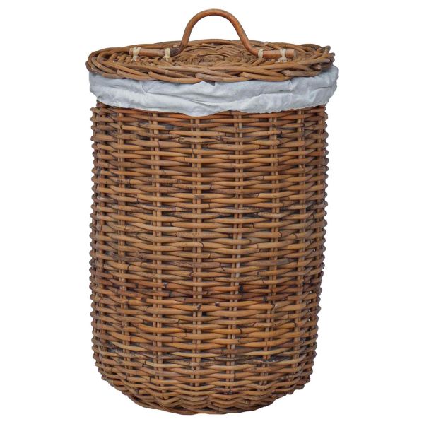 Кошница за Пране 2 pcs Кафяво Кубу Ратан