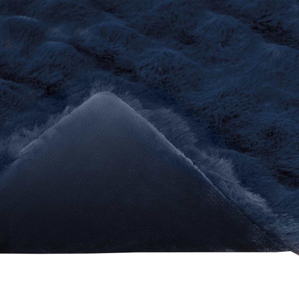 Анти-слип изкуствено одеяло от заешка козина Olite 4 бр.