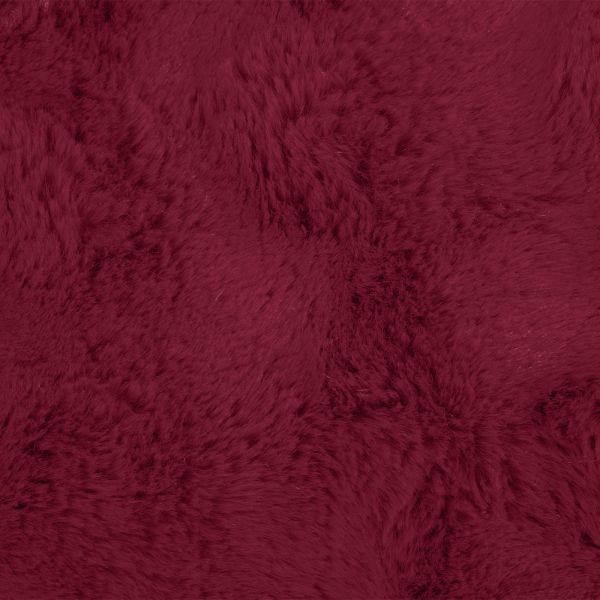 Анти-слип изкуствено одеяло от заешка козина Olite Бордо червен