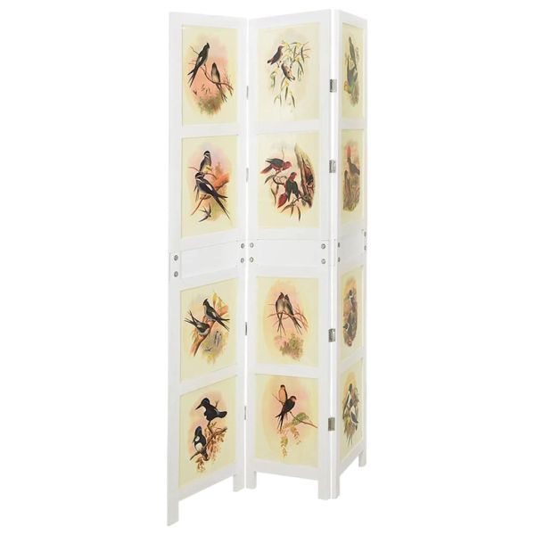 Ромdivider панел Бяло 106 x 165 см МДФ