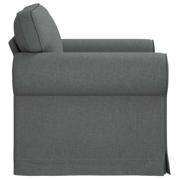 Диван Тъмен сив 95 x 82 x 80 см текстил