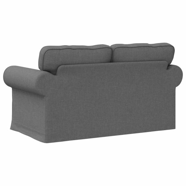 Диван Тъмен сив 155 x 82 x 80 см текстил
