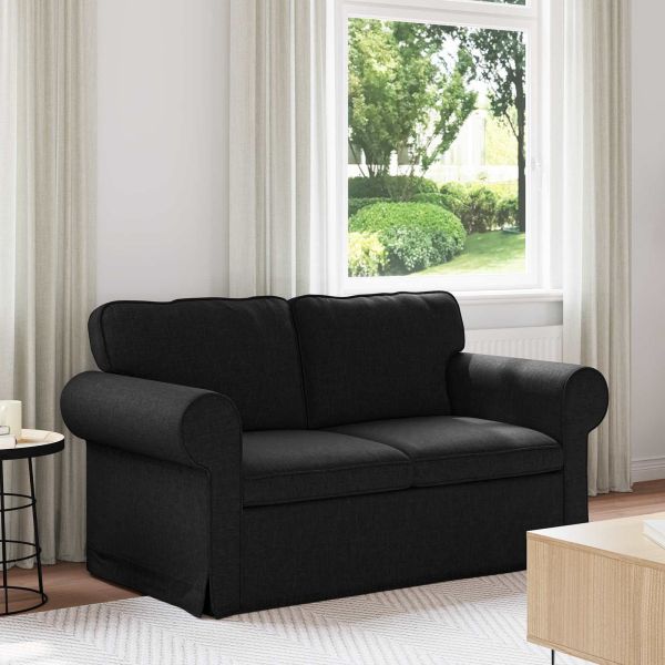 Диван Черно 155 x 82 x 80 см текстил