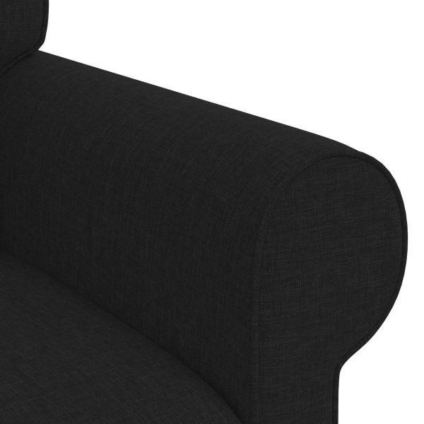 Диван Черно 155 x 82 x 80 см текстил