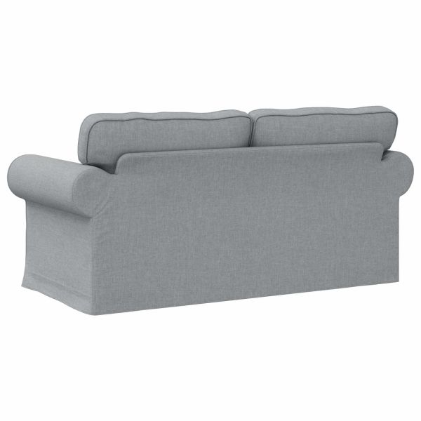 Диван Светлосиво 175 x 82 x 80 см текстил