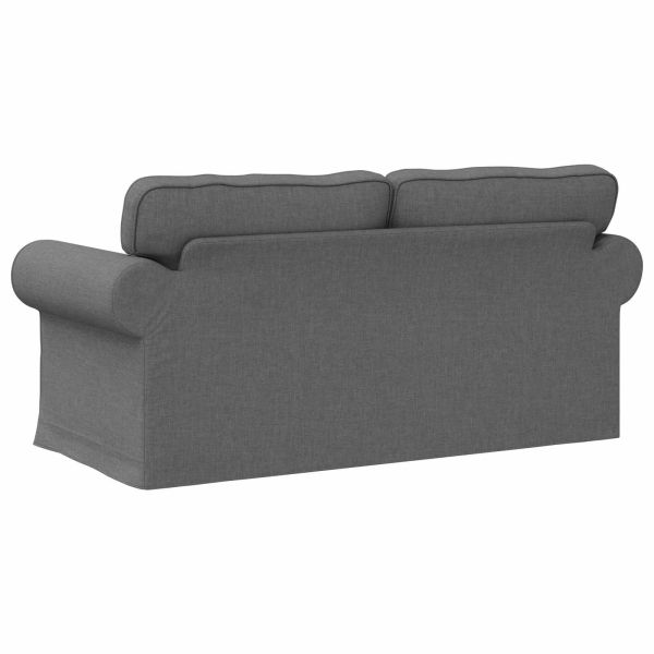 Диван Тъмен сив 175 x 82 x 80 см текстил