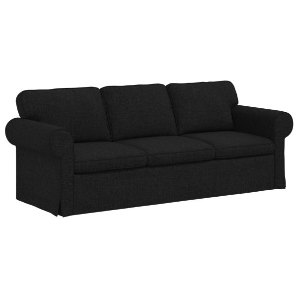 Диван Черно 215 x 82 x 80 см текстил