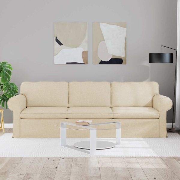 Диван Крем 245 x 82 x 80 см текстил