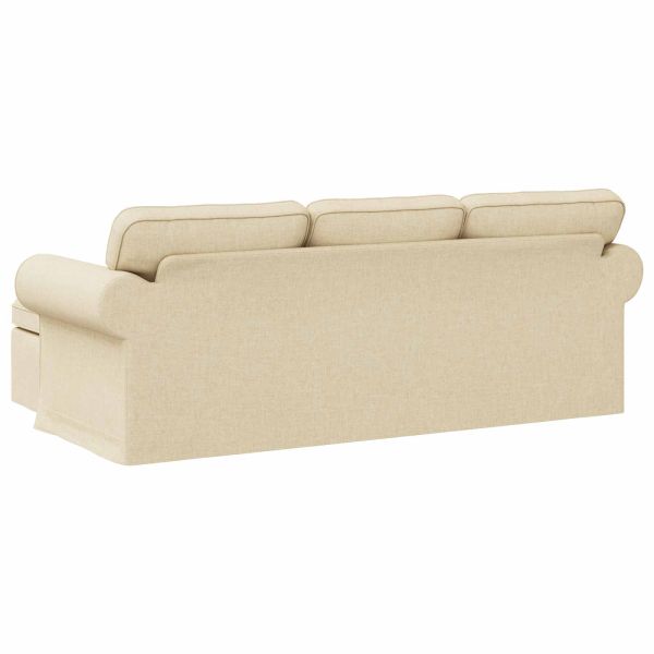Диван Крем 215 x 138 x 80 см текстил