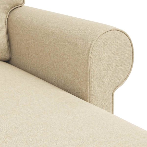 Диван Крем 215 x 138 x 80 см текстил