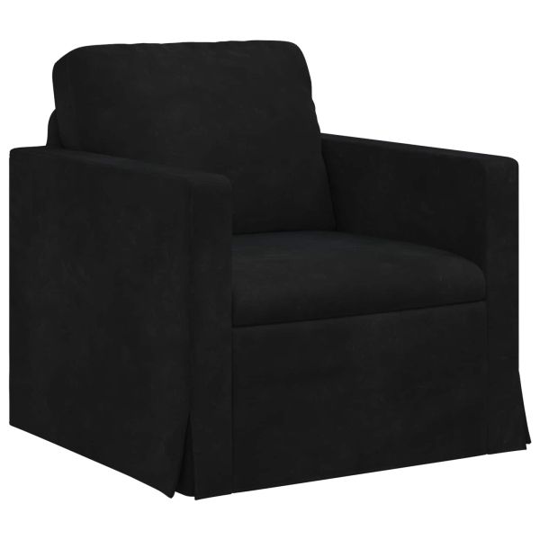 Диван Черно 78 x 78 x 80 см Кадифе