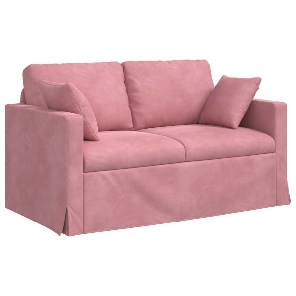 Диван Розово 138 x 78 x 80 см Кадифе