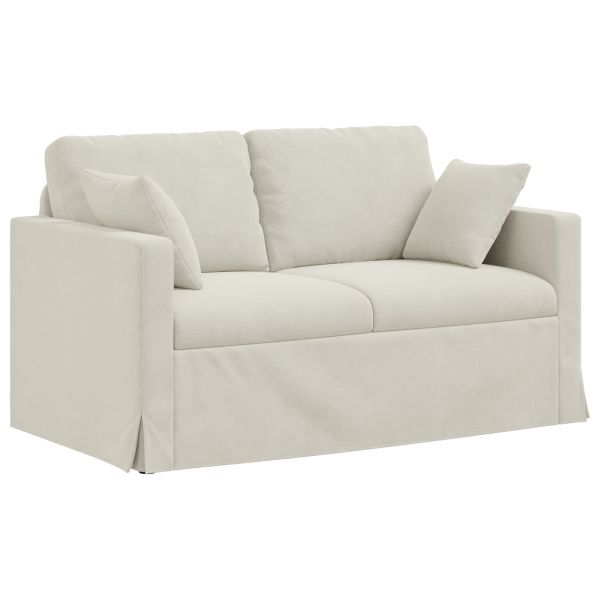 Диван Крем 138 x 78 x 80 см Кадифе