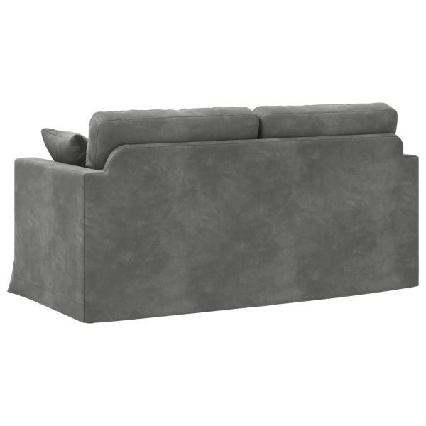 Диван Тъмен сив 158 x 78 x 80 см Кадифе