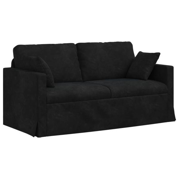 Диван Черно 158 x 78 x 80 см Кадифе