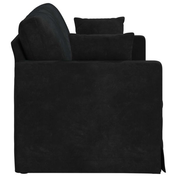 Диван Черно 158 x 78 x 80 см Кадифе