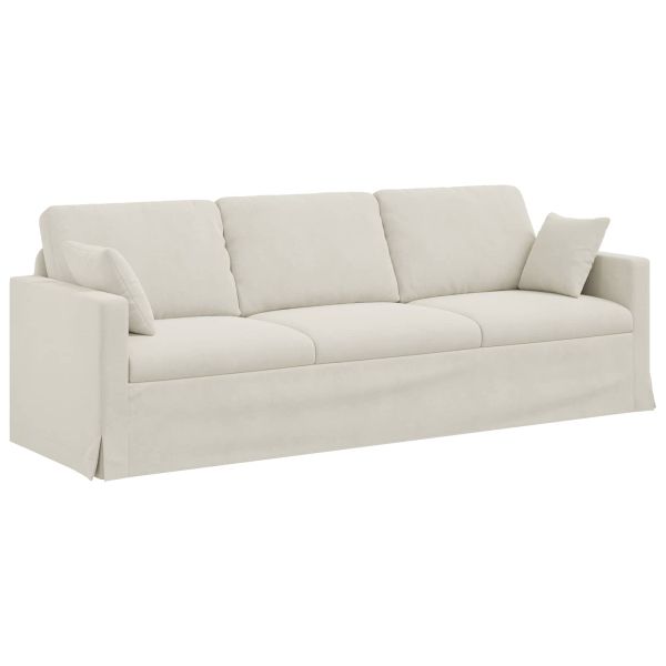 Диван Крем 228 x 78 x 80 см Кадифе