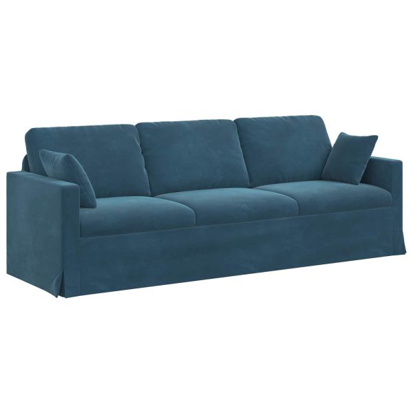 Диван Синьо 228 x 78 x 80 см Кадифе
