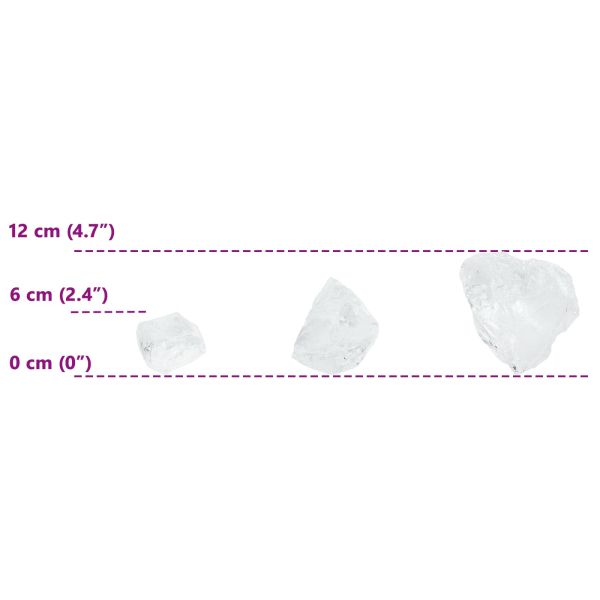 Градински камъни Бяло 12 cm Стъкло