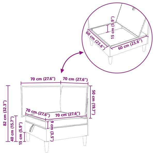 Диван с хранилище Текстил